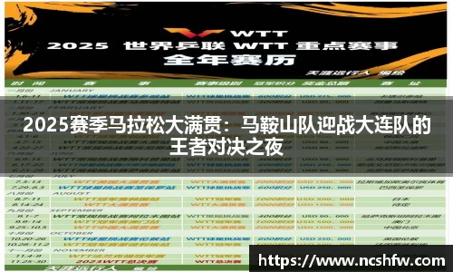 2025赛季马拉松大满贯：马鞍山队迎战大连队的王者对决之夜